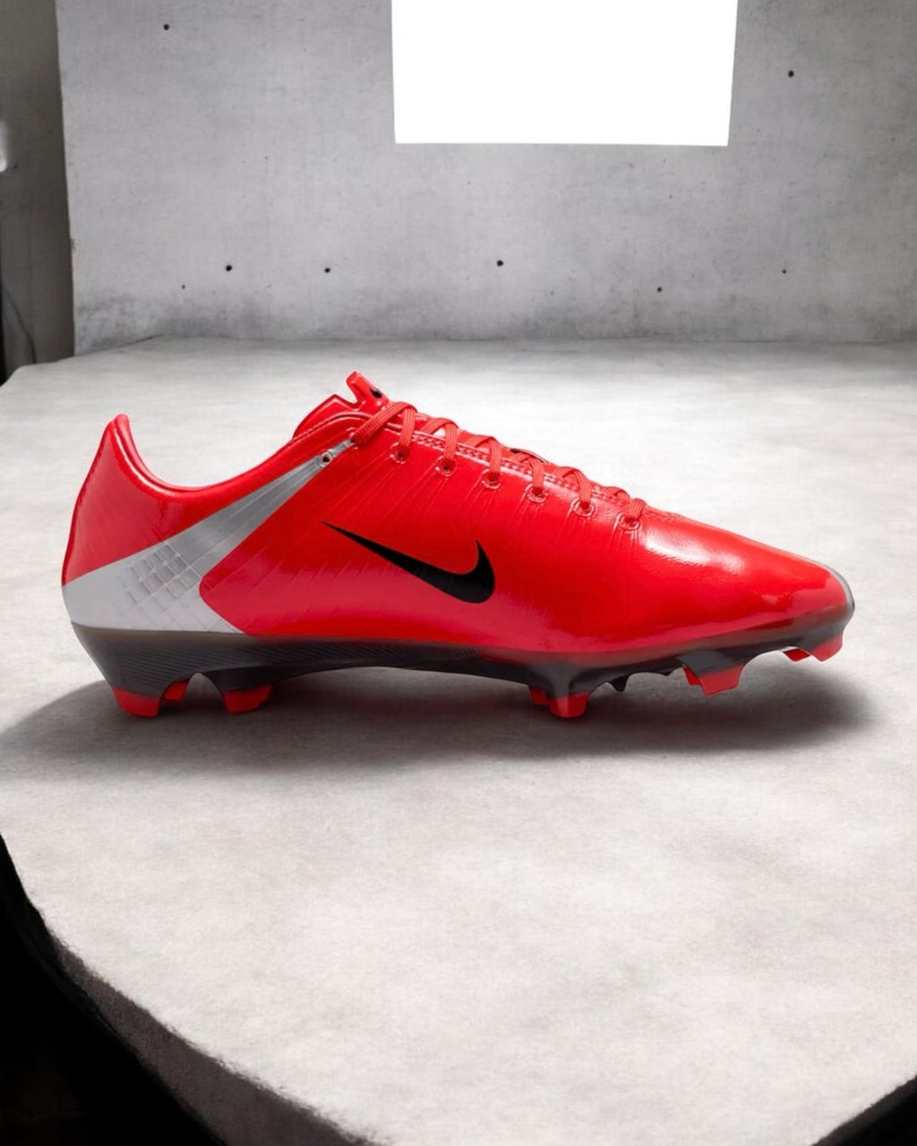 NIKE ZOOM MERCURIAL VAPOR SUPERFLY 1 RGN FG SE CR7 MAX ORANGE METALLIC SILVER