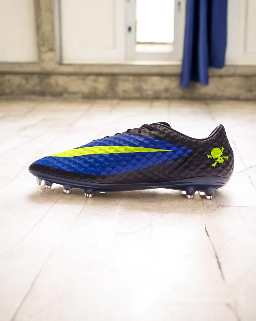 NIKE HYPERVENOM PHANTOM BLUE/BLACK FG