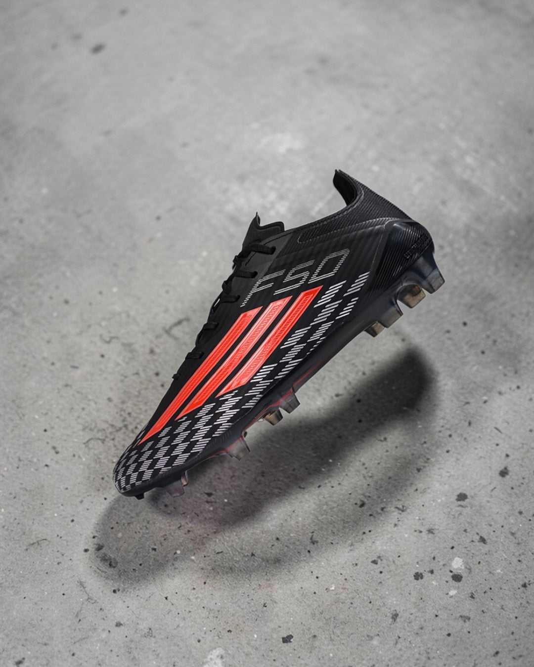 ADIDAS F50 ELITE LACED BLACK/RED FG/SG