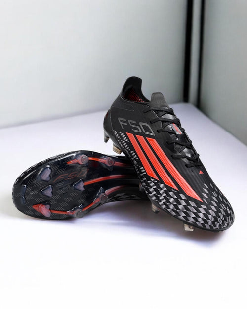 ADIDAS F50 ELITE LACED BLACK/RED FG/SG