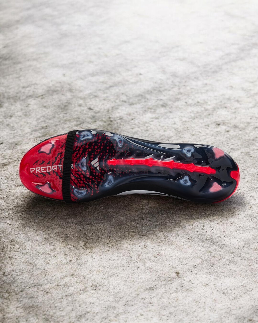 ADIDAS PREDATOR ELITE FOLD OVER TONGUE BLACK RED FG