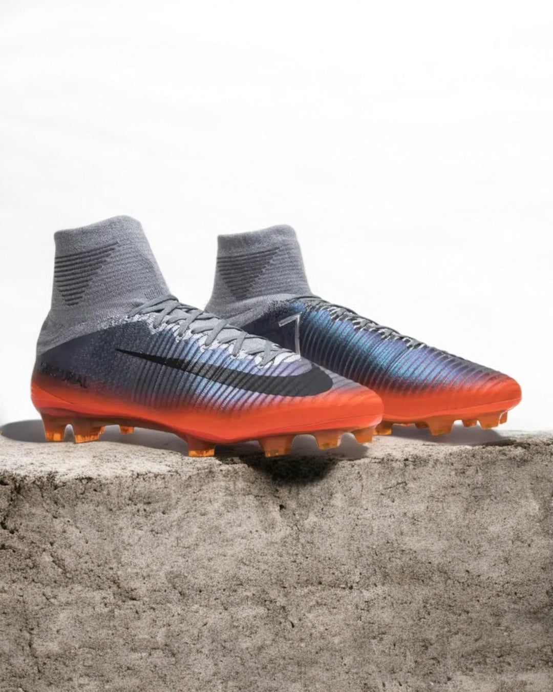 NIKE MERCURIAL SUPERFLY 5 CR7 GREY ORANGE FG