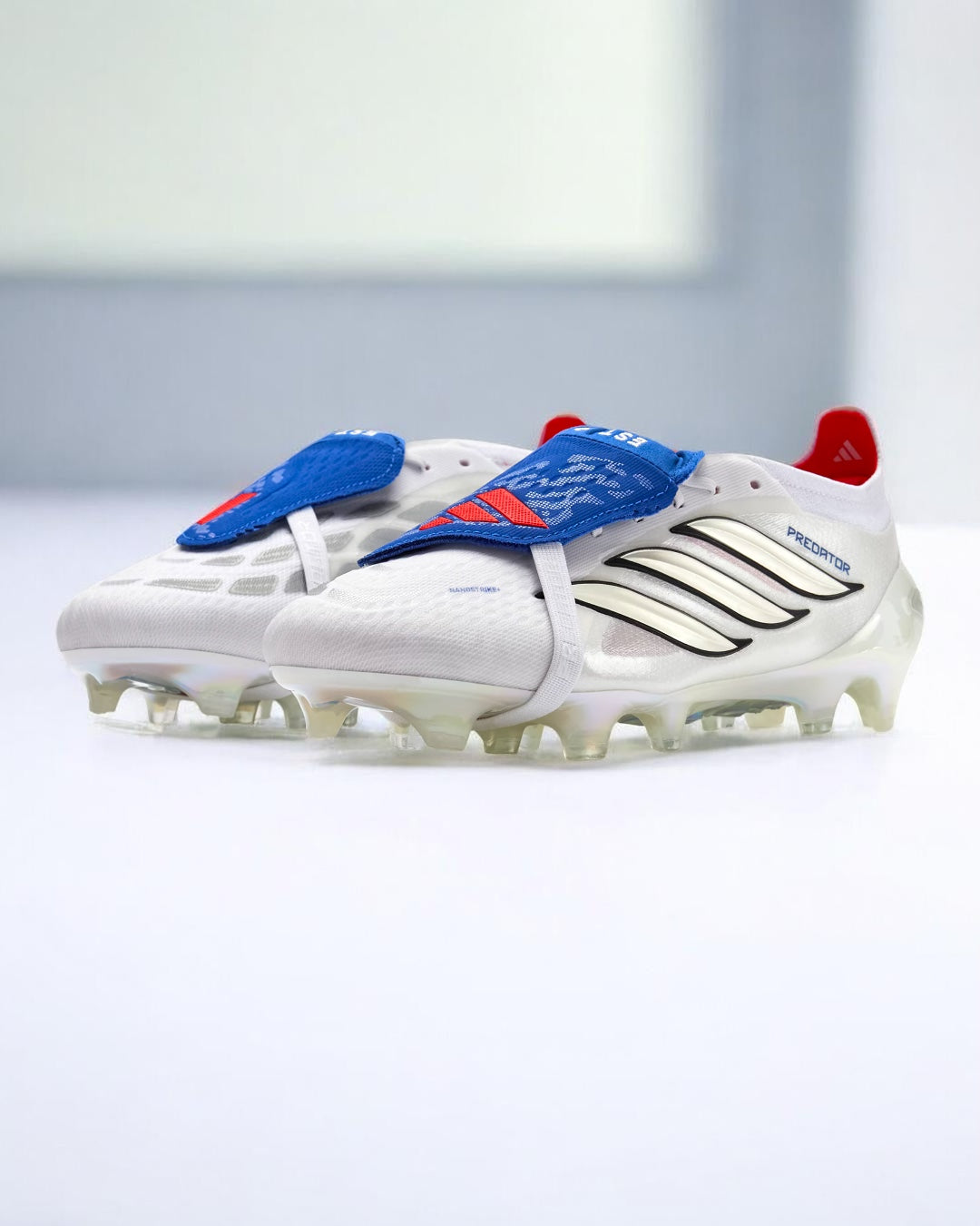 ADIDAS PREDATOR ELITE FOLD OVER TONGUE WHITE BLUE FG