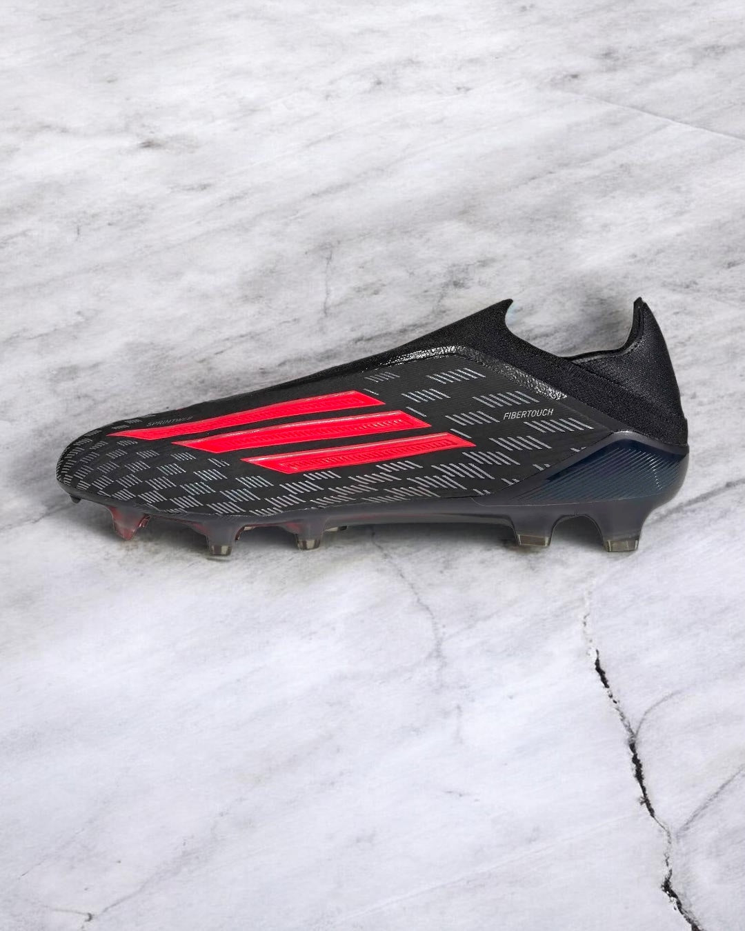 ADIDAS F50 ELITE LACELESS BLACK/RED FG
