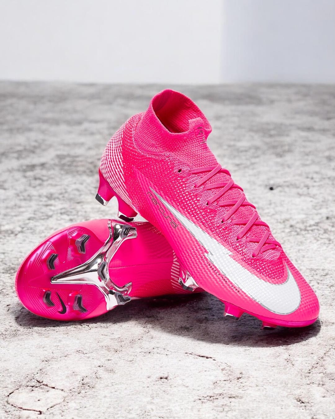 NIKE MERCURIAL SUPERFLY 7 ELITE PINK MBAPPE FG