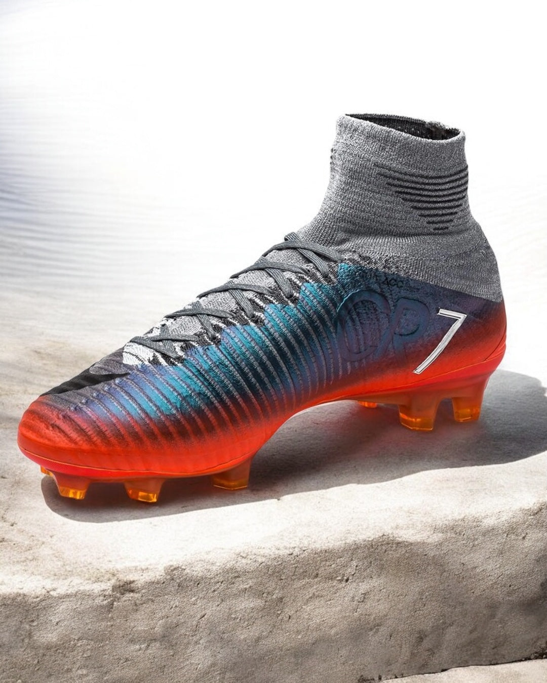 NIKE MERCURIAL SUPERFLY 5 CR7 GREY ORANGE FG